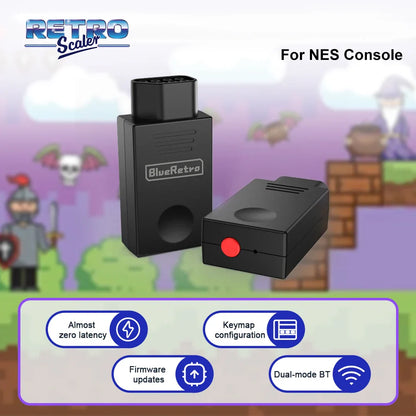RetroScaler BlueRetro Wireless Controller Adapter – NES to PS3/PS4, 8BitDo & Ipega9076 Switch Joy-Con Compatible