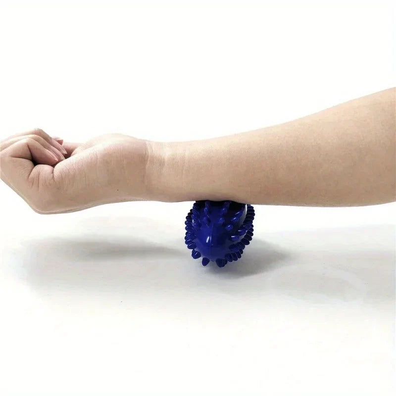 Spiked Foot Massage Ball — Yoga & Muscle Therapy Tool for Pain Relief and Tension Release