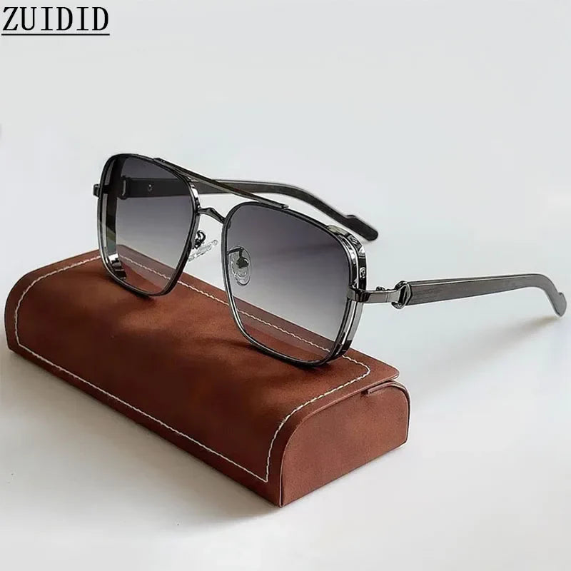 2023 Trendy Sunglasses for Men & Women – Square, Luxe Vintage Retro Steampunk Fashion Glasses, Gafas De Sol Hombre