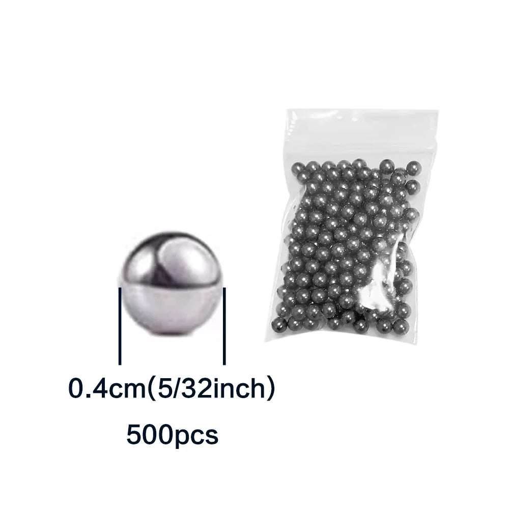 200-1000Pcs Precision Chrome Steel Bearing Balls - Assorted SAE Sizes 1/4" to 3/32" for Bicycle Repair & Mechanical Parts