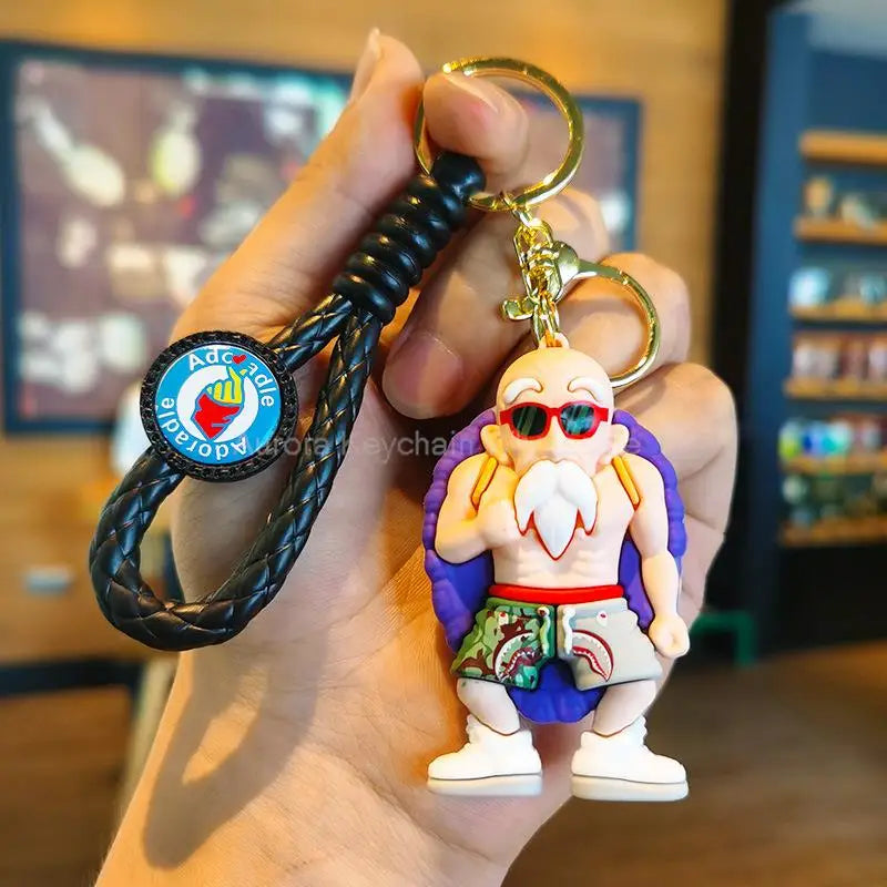 Kawaii Dragon Ball Z Keychain – Super Saiyan Goku, Bulma, Broly, Piccolo & Majin Buu Car Pendant Toy Gift