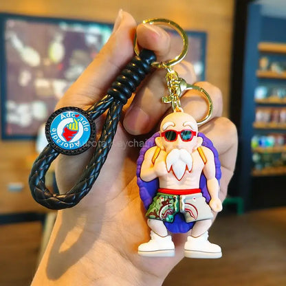 Dragon Ball Z Keychain – Super Saiyan Goku, Bulma, Broly, Piccolo & Majin Buu Car Pendant Toy Gift for Kids