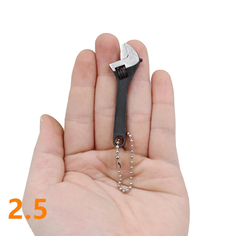 Mini Adjustable Spanner Wrench Set – 2.5/4 Inch Open-End Portable Hand Tools
