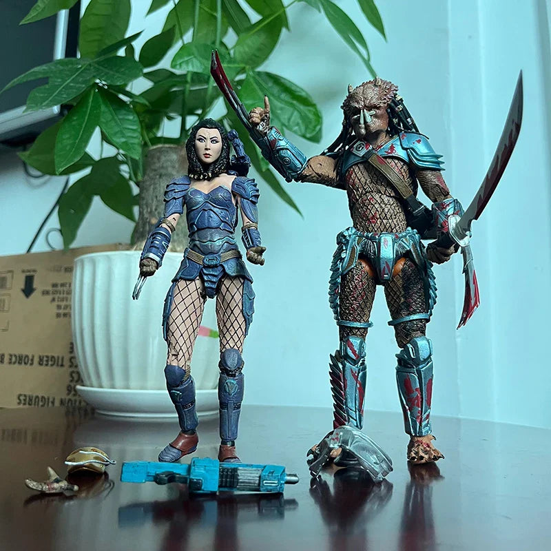 Alien vs Predator Elder Predator Action Figure – Machiko Noguchi Model Collectible for Birthday Gifts