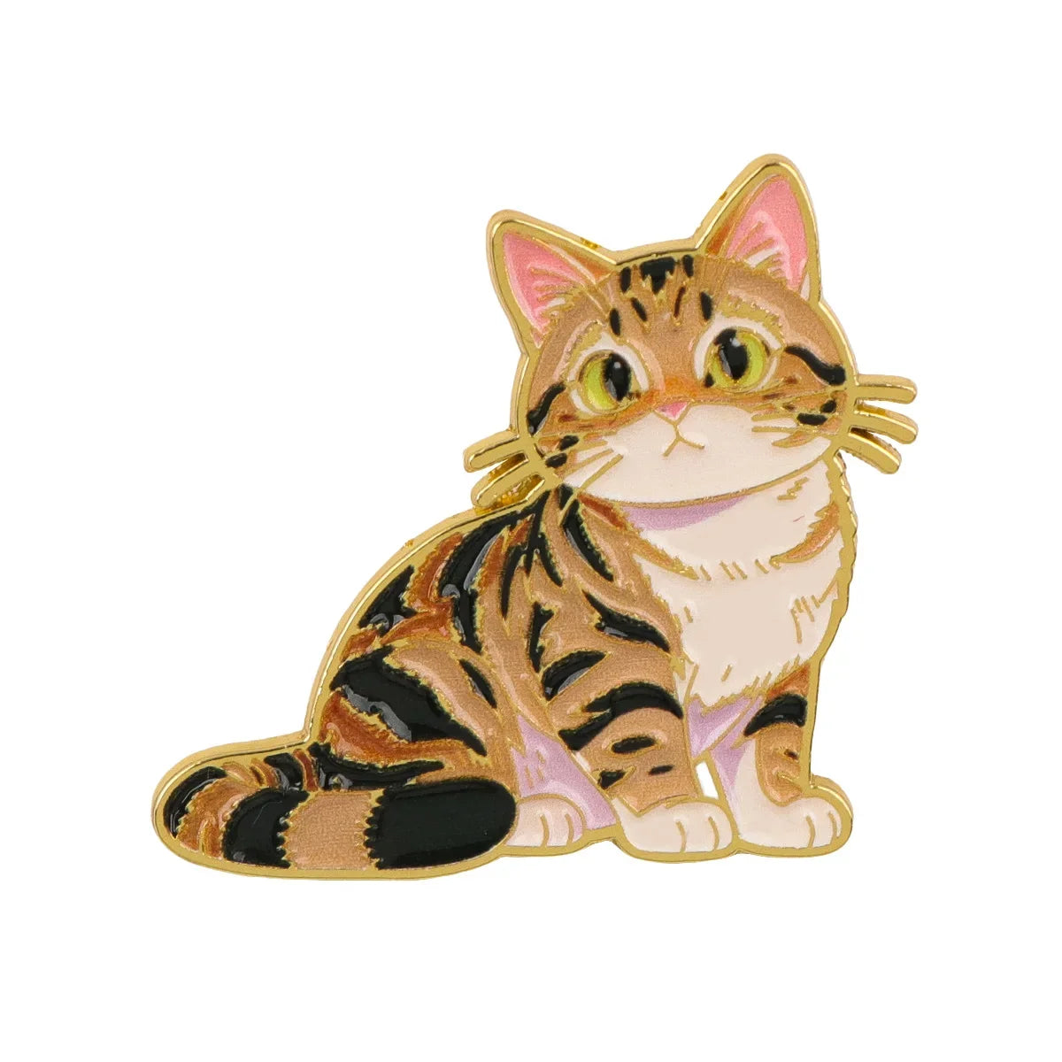 Cute Black Cat Enamel Pin - Cartoon Anime Brooch Lapel Badge for Backpack & Clothing Accessories