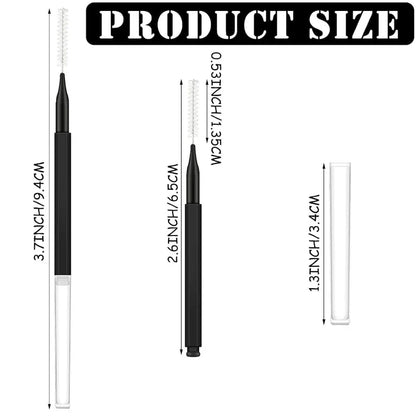 5/10/50PCS Mini Eyebrow & Lash Brushes – Disposable Bendable Brow Perm & Micro Eyelash Applicator Tools