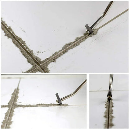Replaceable Ceramic Tile Grout Remover – Tungsten Steel Drill Bit for Floor & Wall Seam Cleaning