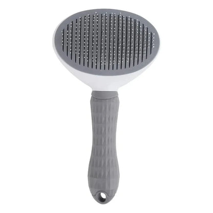 Pet Cat & Dog Hair Brush – Stainless Steel Grooming Comb for Long Hair Pets, Dog Cleaning & Care Accessories
