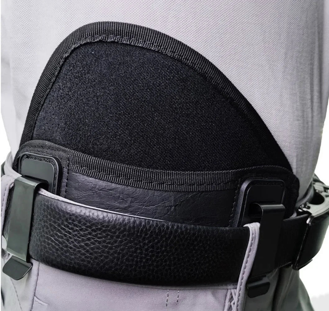 DIZETION Tactical PU Leather Gun Holster - Concealed Carry Pistol Pouch for Glock, Sig Sauer, Beretta & More