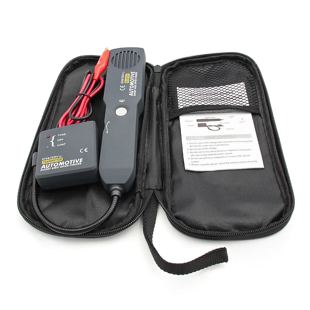 EM415PRO Automotive Circuit Tester - 6-42V Short Cable Tracker & Open Wire Finder for Car Diagnostics
