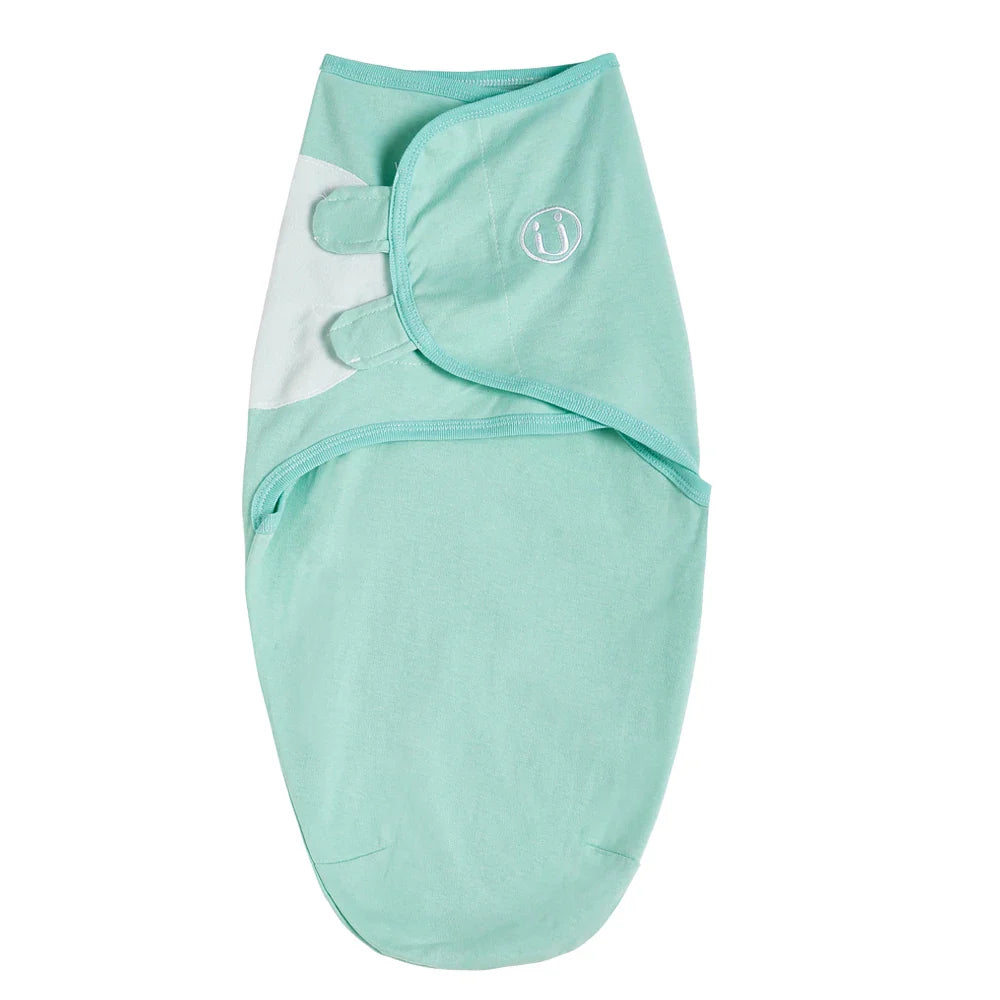 100% Cotton Newborn Swaddle Sleep Sack – Thick Infant Baby Wrap Cocoon Diaper Bag (INSULAR Summer)