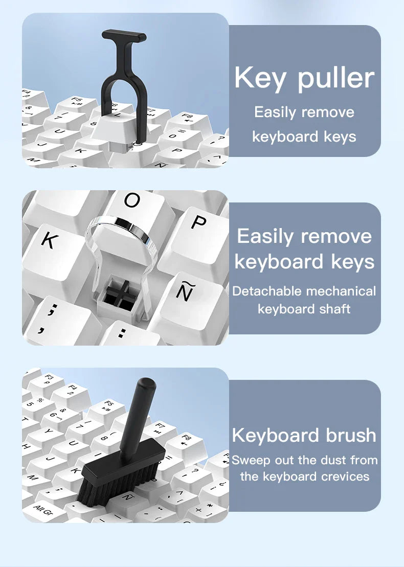 22-in-1 Digital Cleaning Kit – Phone, Camera, Laptop, Keyboard, Headset Brush & Screen Dust Cleaner Gift