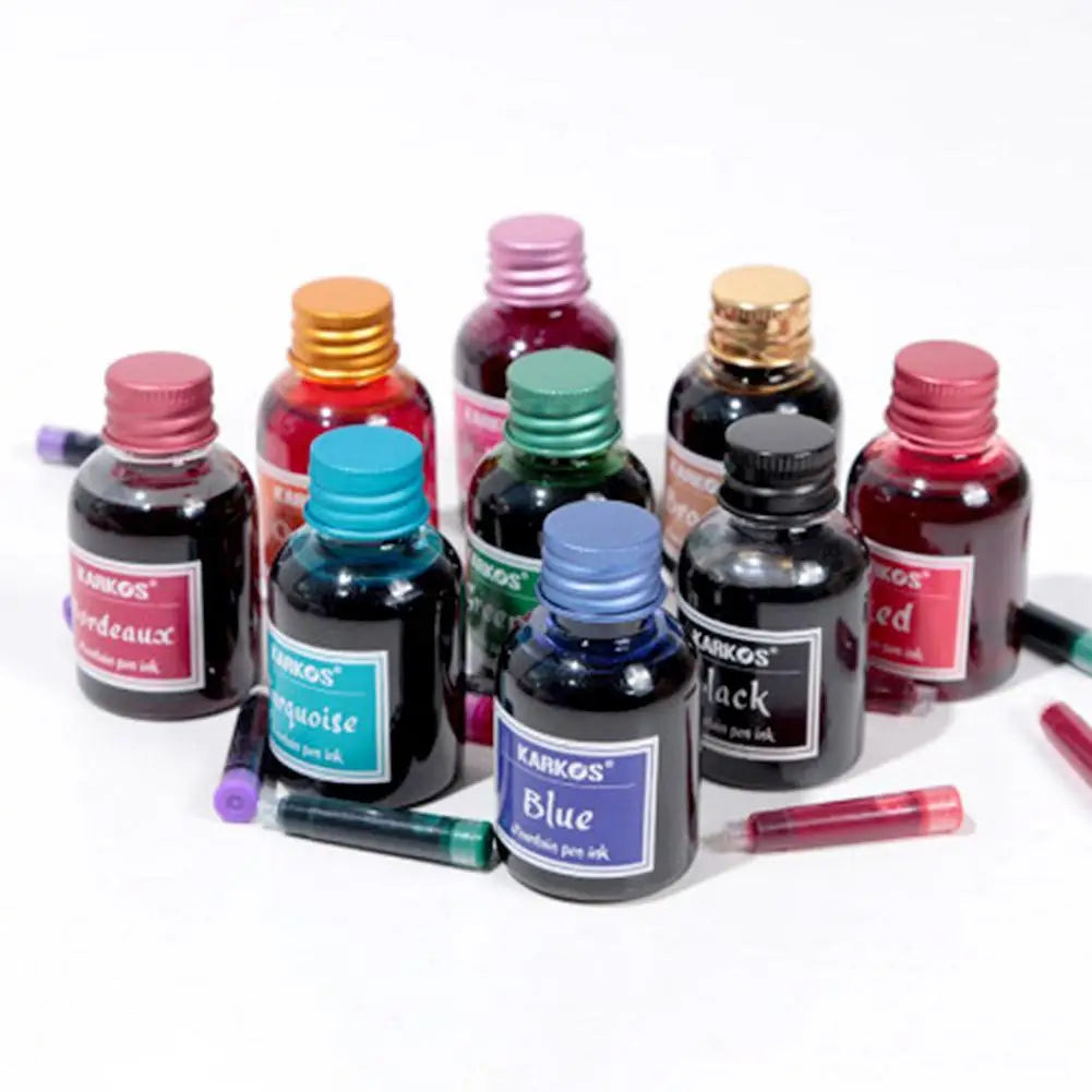 20/30ml Fountain Pen Ink – High-Quality Pure Color Ink for Calligraphy, Writing, and School Stationery