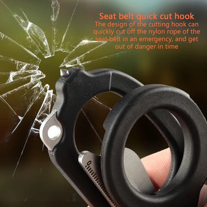 Folding Trauma Scissors - Emergency Rescue Cutter with Glass Breaker for Outdoor Use
