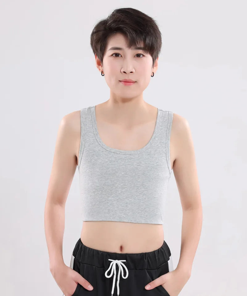 Women’s Flat Chest Binder – Bandage Pullover Corset Tank Top for Transgender, Lesbian & Transgender Underwear