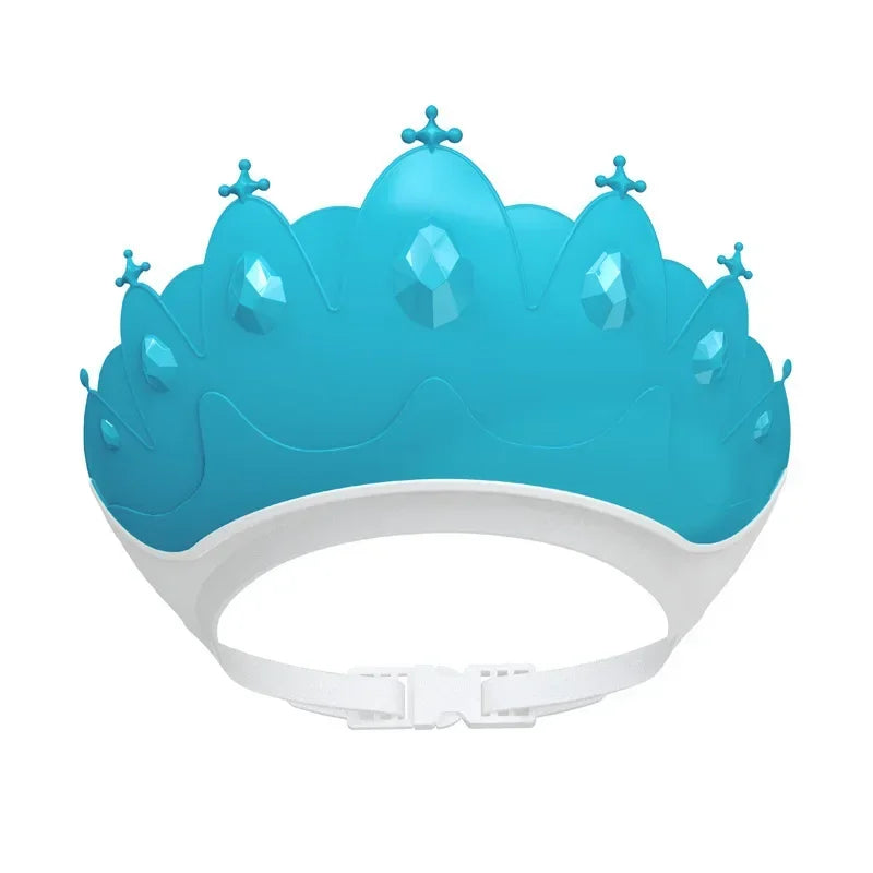 Kids Hair Wash Shower Cap - Adjustable Soft Bath Hat with Ear Protection for Baby Shampoo Time