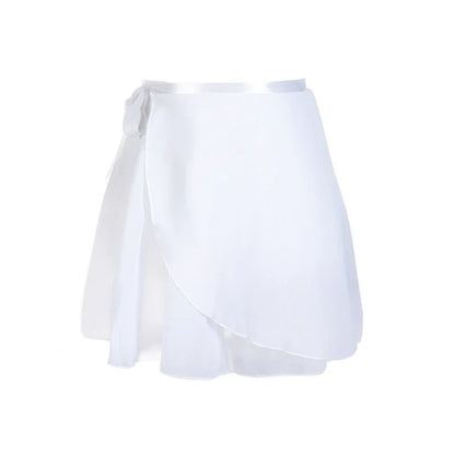 Adult Chiffon Ballet Tutu Skirt - Wrap Dance Skirt for Women & Girls Gymnastics Training