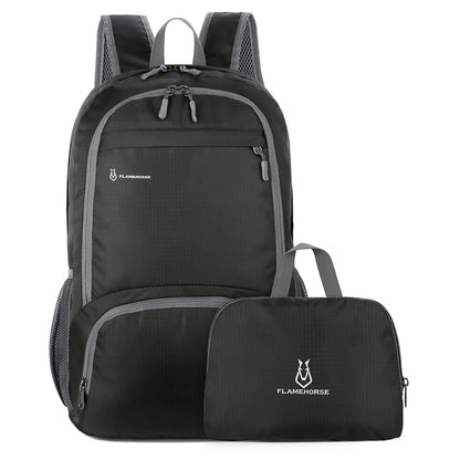 Lightweight Foldable Backpack - Waterproof Packable Daypack for Men & Women, Outdoor Travel, Hiking, Cycling & Camping Shoulder Bag