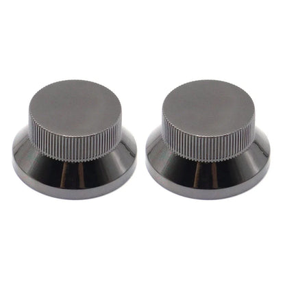 Metal Guitar Bass Top Hat Knobs - Speed Control Knobs for LP & SG Electric Guitars