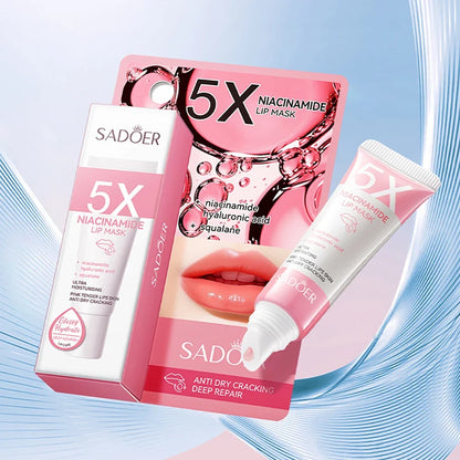 Niacinamide Plumping Lip Mask 5X - Overnight Hydration for Soft, Smooth Lips