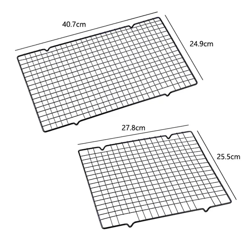 FAISDU Stainless Steel Cooling Rack – Single Layer BBQ & Baking Grid, Bread & Cake Drip Dry Tray Household Baking Tool