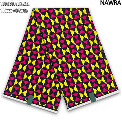 2026 African Real Wax Print Fabric - 100% Cotton Ghana Style Soft Ankara Pagne
