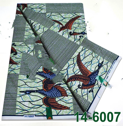 Latest Style Ankara Wax Print Fabric - 100% Cotton High Quality Soft African Real Wax Material