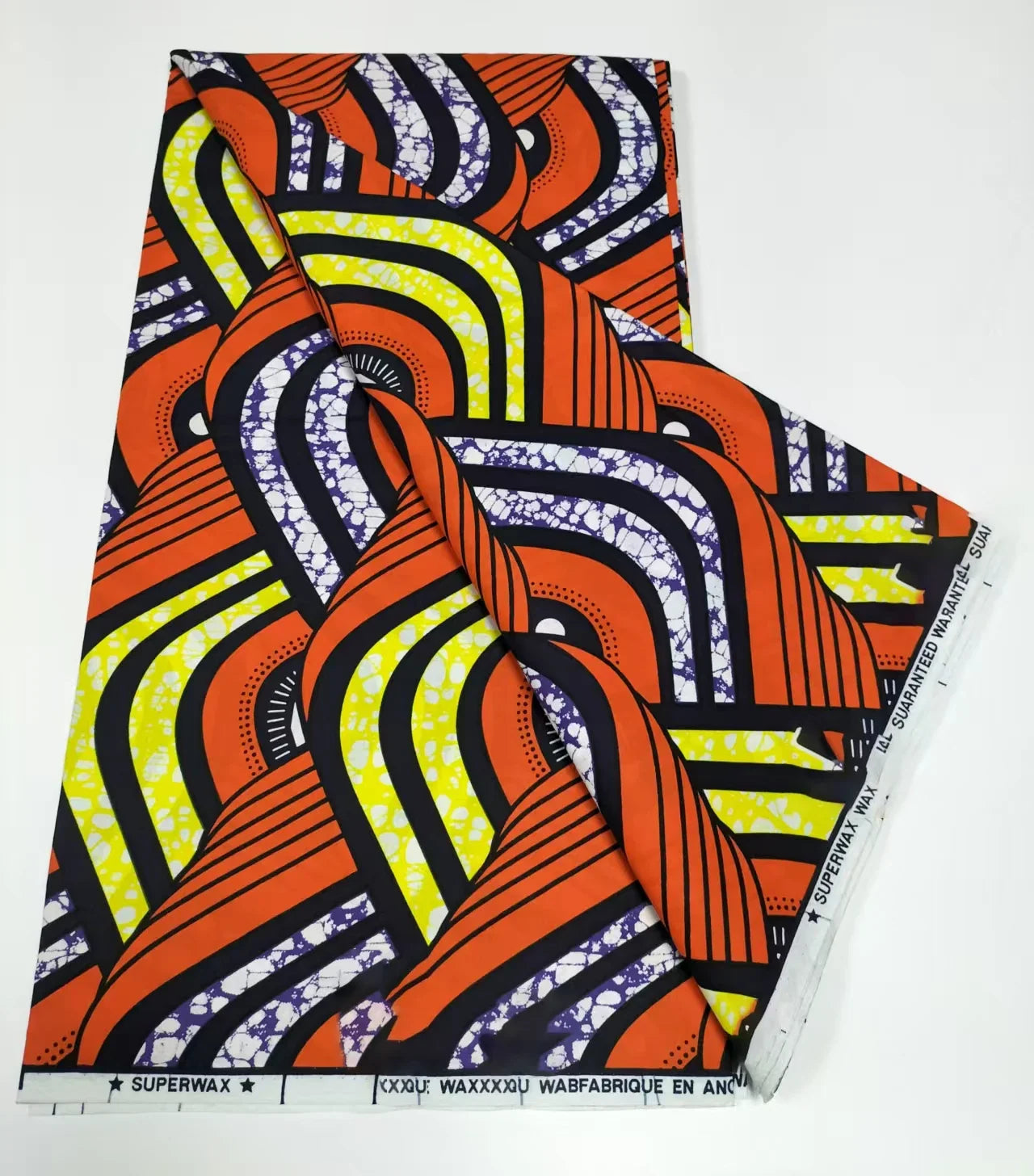 African Real Wax Print Fabric - 100% Cotton Nigerian Ankara Sewing Material for Party Dresses