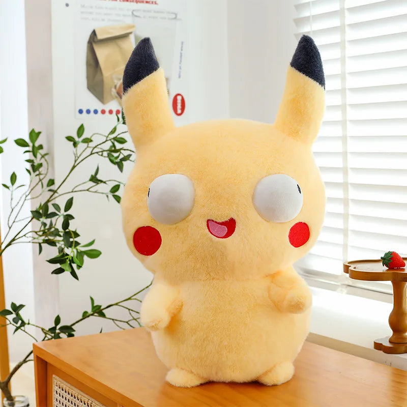 23cm Cute Pokemon Plush Toys — Pikachu, Charizard & Squirtle Soft Sleeping Pillow Dolls, Christmas Gift