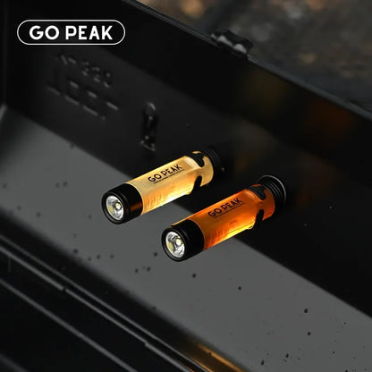 GOPEAK Mini Pocket Flashlight – Outdoor Key Clip LED Cap Light, Long-Lasting Emergency & Disaster Relief 5050 Small Torch
