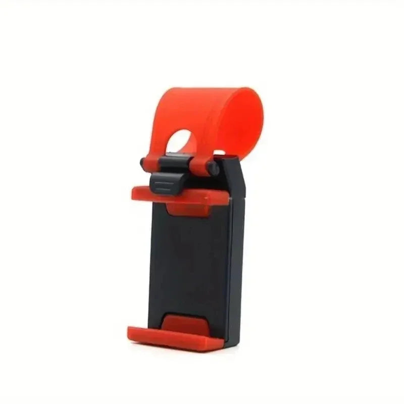Universal Car Phone Holder - Adjustable Steering Wheel & Dashboard Navigation Mount