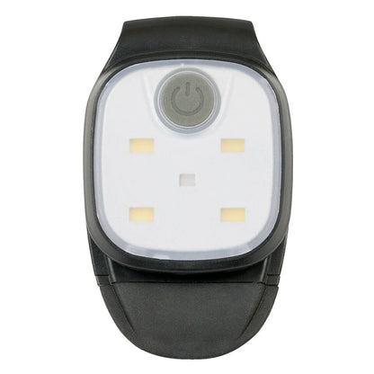LED Clip Safety Light - USB Rechargeable Running Lamp with 4 Modes for Night Jogging, Hiking & Fishing