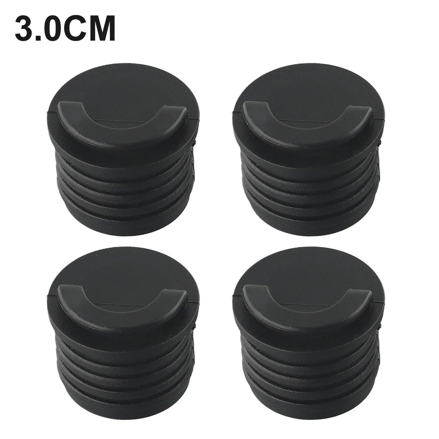 4-Pack Kayak Drain Plugs – 3.5 cm/1.20 inches for Canoe, Boat, and Bung Drain Holes, Practical Replacement Parts