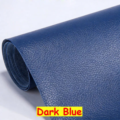 Large Self-Adhesive PU Leather Repair Patch – Faux Leather Tape for Sofa, Car & EV Seats