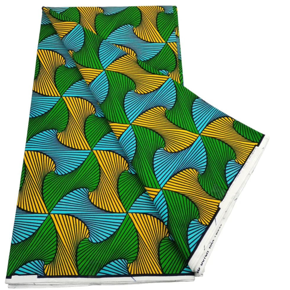 2026 African Real Wax Print Fabric - High Quality Ankara Pagne ABC