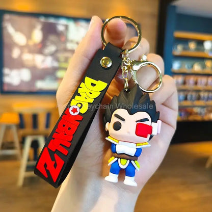 Dragon Ball Z Keychain – Super Saiyan Goku, Bulma, Broly, Piccolo & Majin Buu Car Pendant Toy Gift for Kids