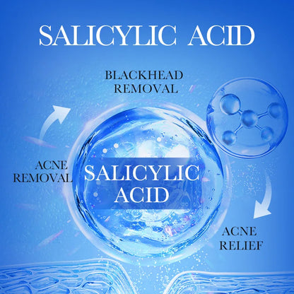 BIOAQUA Salicylic Acid Face Cream - Acne Treatment Moisturizing Cream for Blackhead Removal, Skin Repair & Firming Care