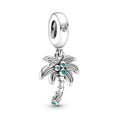 2024 New 925 Sterling Silver Bulb & Small Turtle Charm Pendant – Fit for Original Pandora Bracelet, DIY Women’s Jewelry Gift