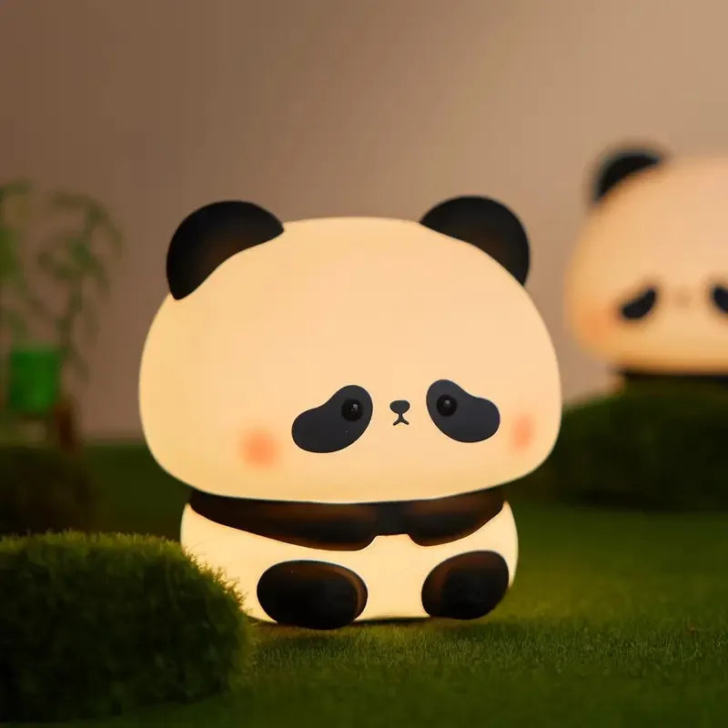 LED Silicone Rabbit Night Light – Touch Sensor Cute Animal Lamp, Bedroom & Kids Table Lamp, Home Decor Gift for Baby and Child