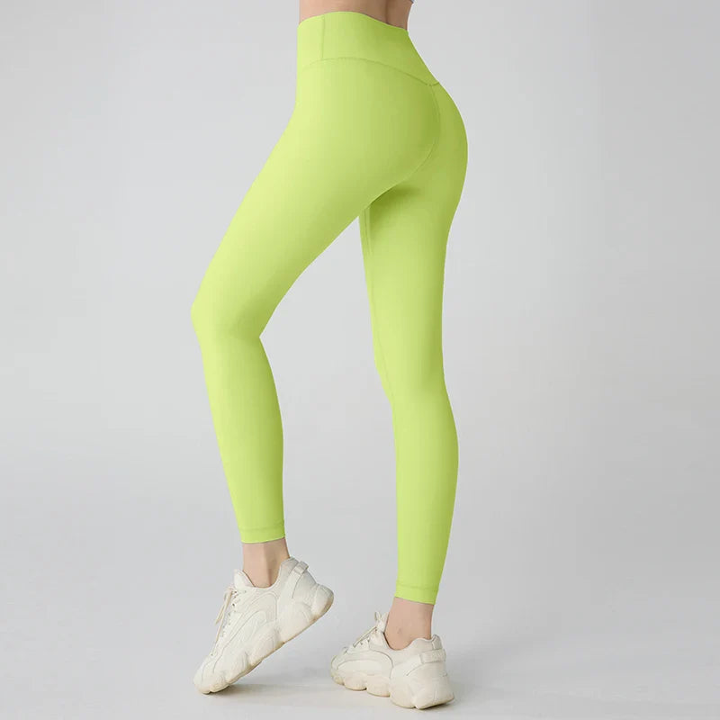 Naked Feeling Yoga Leggings for Women – High-Waisted Hip Lifting Fitness, Running & Cycling Pants