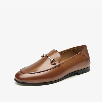 BEAUTODAY Women’s Dress Loafers – Cow Leather & Sheepskin Formal Business Shoes, Handmade Spring/Autumn 2025 27171