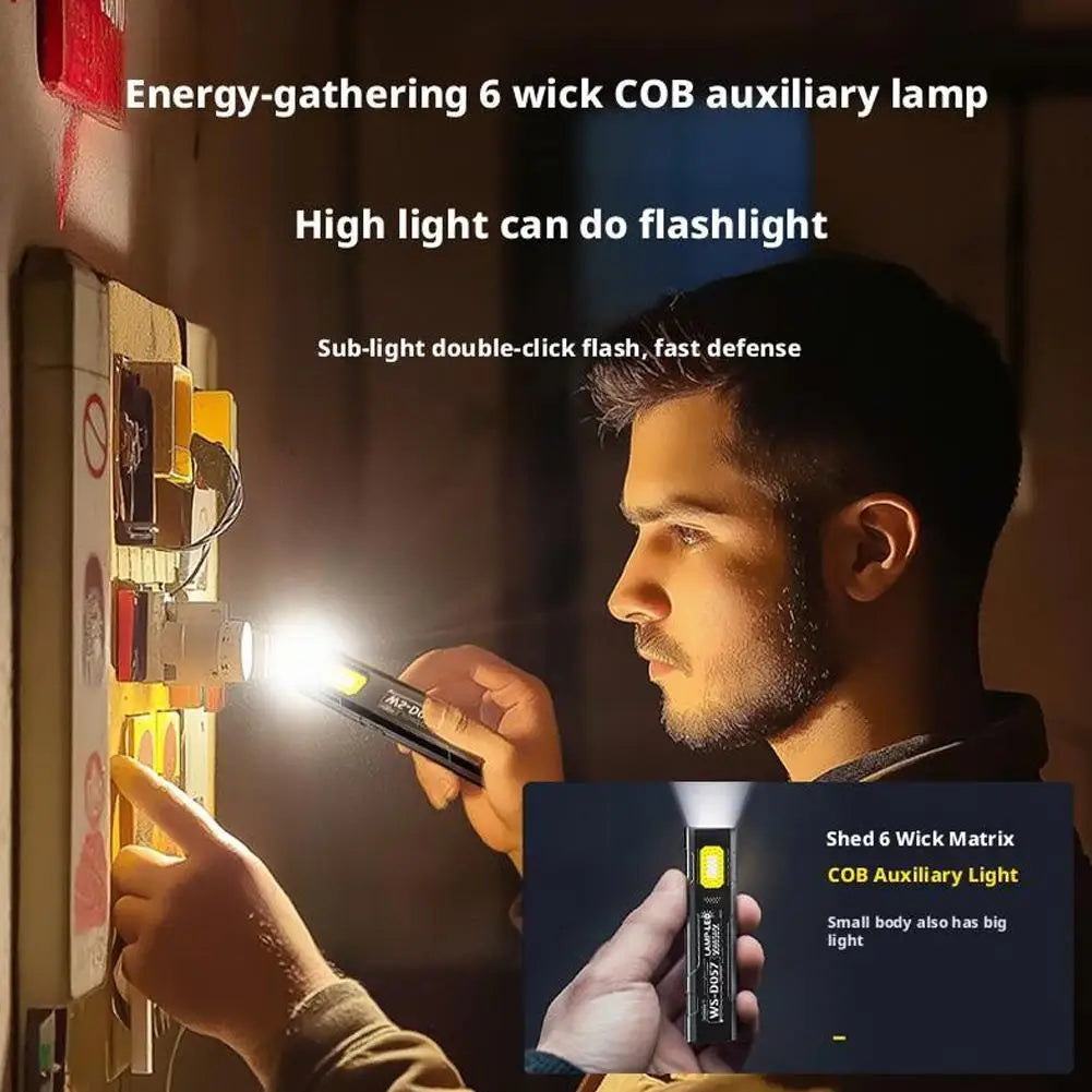 550Lm Outdoor LED Flashlight – Portable Mini Torch with 5 Modes, Pocket Lantern & Work Light