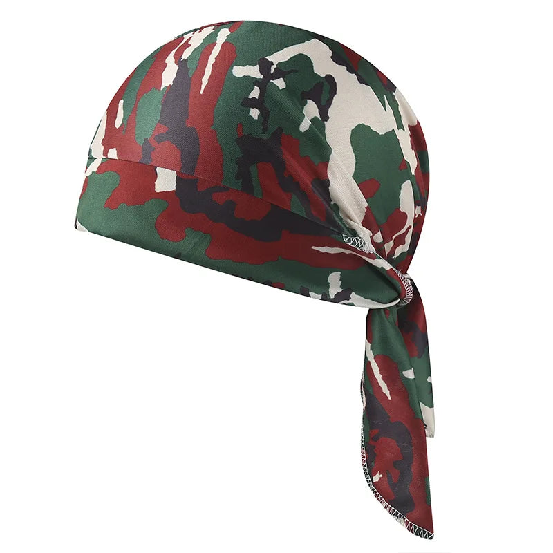 Camouflage Headband Bandana - Breathable Sun Protection Headscarf for Cycling, Sports & Outdoor Wear