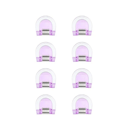 8PCS Invisible Pant Hem Clips - Non-Slip Leg Shortening Clips for Clothing Adjustment & Quick Fixing