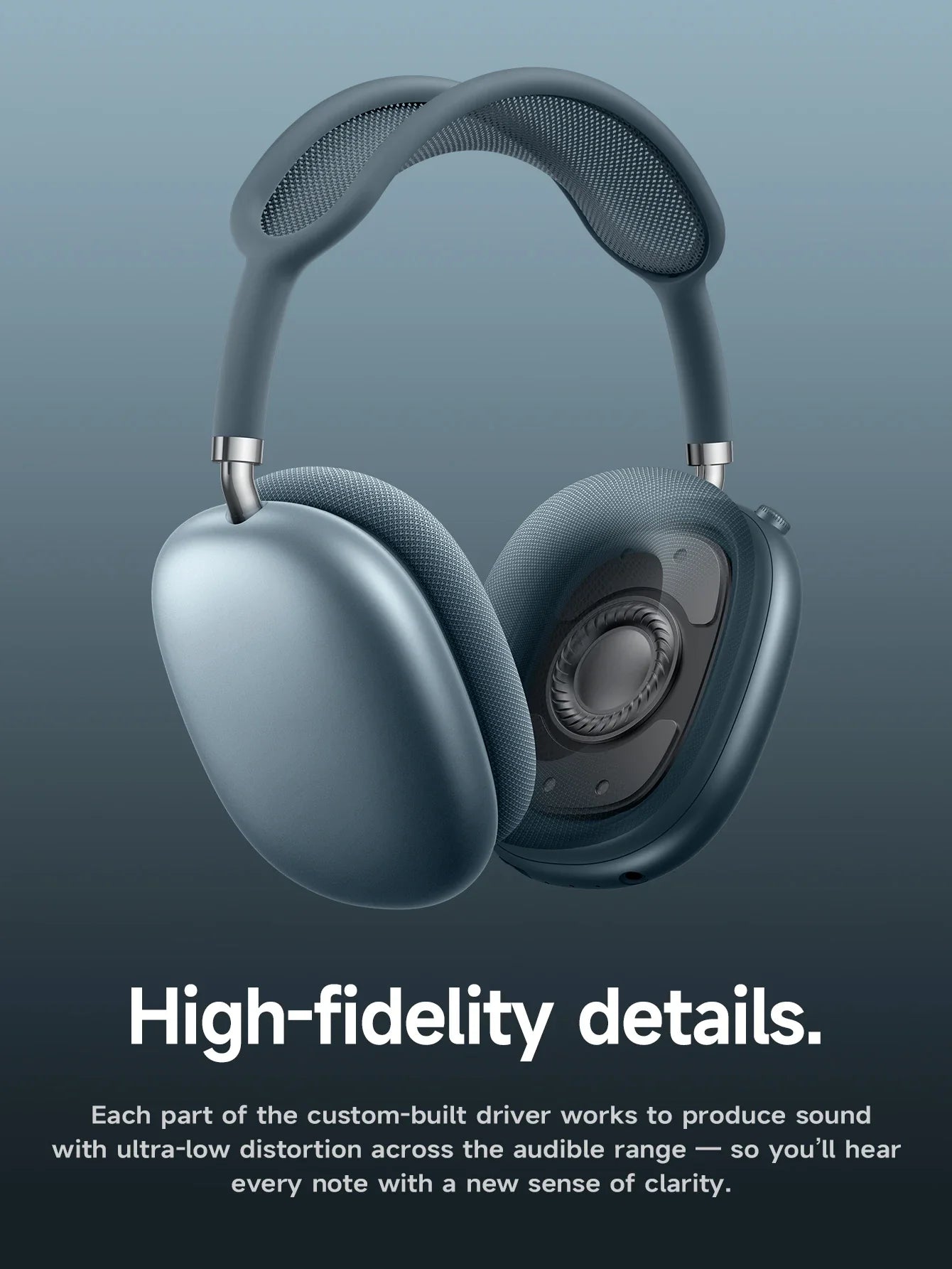 HOCO W65 Plus ANC Bluetooth Headphones – Wireless Over-Ear Noise Cancelling HiFi Sport Headset with Control Button
