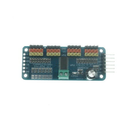 PCA9685 16-Channel 12-Bit PWM Servo Driver Module - I2C Interface Controller for Raspberry Pi DIY Projects