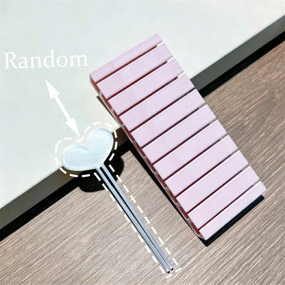 10 Slot Nail Transfer Foil Holder - 3D Printed Portable Organizer Box for Nail Art Sticker Storage & Display