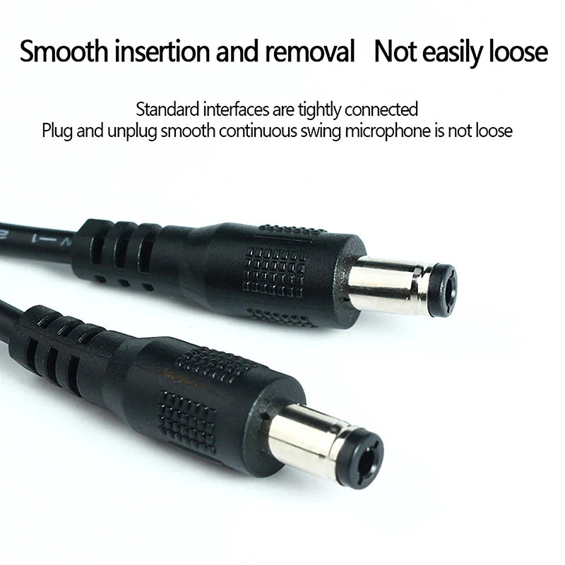 Nail Polishing Machine Connection Cable - 1M/1.5M Double-Head DC Port Handle Line for Rechargeable Manicure Tools