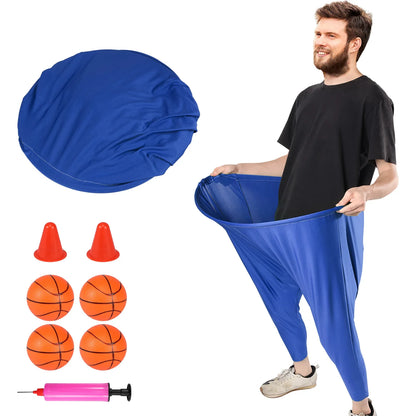 Adult Granny Pants Yard Game Set - Giant Outdoor Family Reunion Tossing Game with Marker Cones & Fun Activities