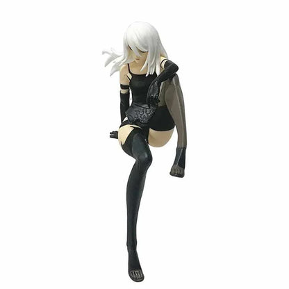 Nier Automata 2B Yorha No.2 Type B Figure - 15cm SEGA Chokonose PVC Anime Collectible Model Toy